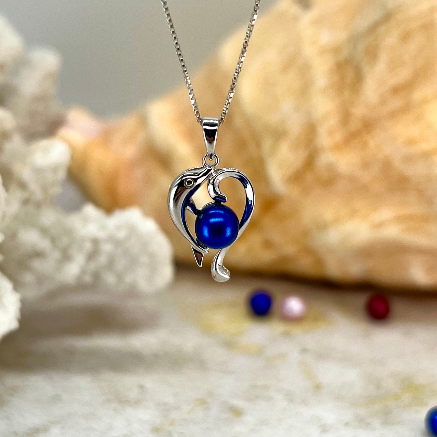 Open Seas Sterling Silver Dolphin Pendant