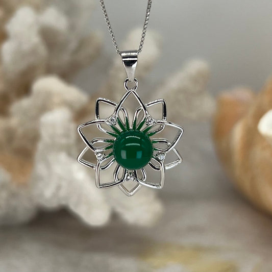 Springtime Blossom Sterling Silver Set Pendant - New Arrival