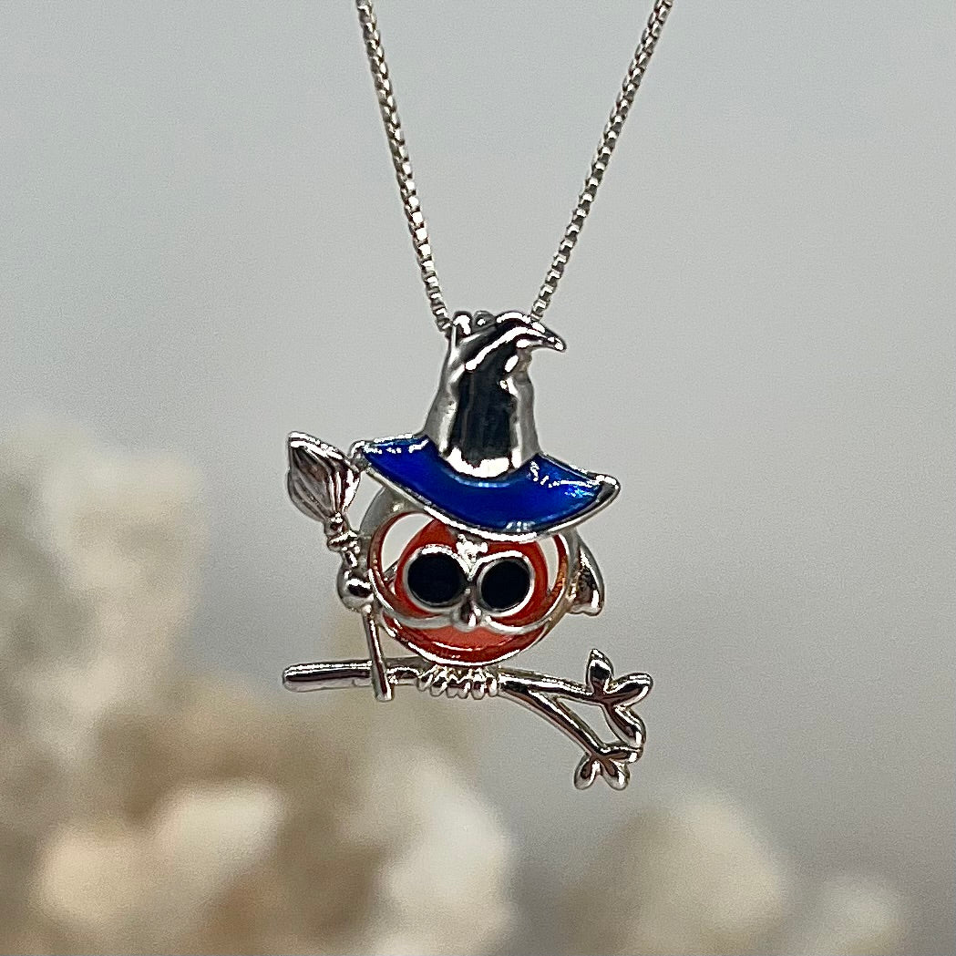 Whooooo Are You Witchy Owl Sterling Silver Cage - New Arrival