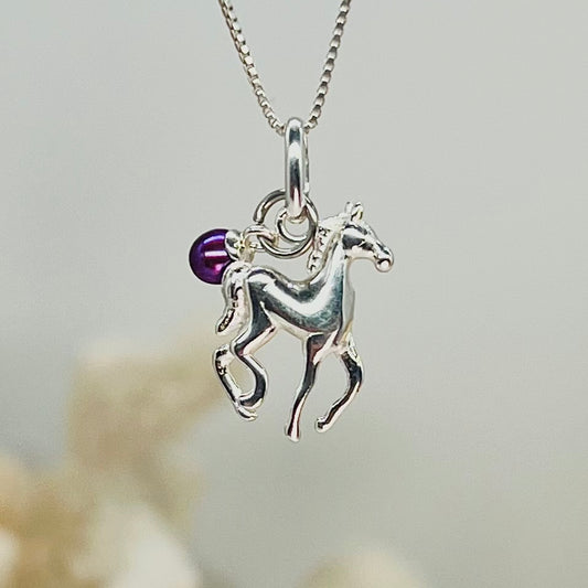 Mustang Sally Sterling Silver Micro Pearl Pendant - New Arrival