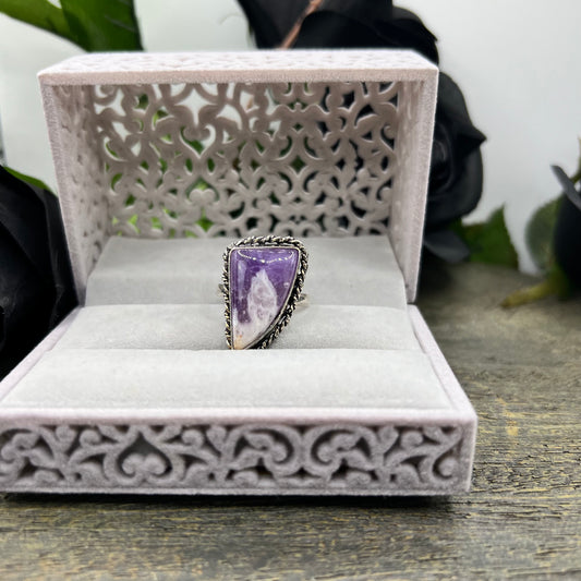 Sterling Silver Dream Amethyst Ring - Size 10