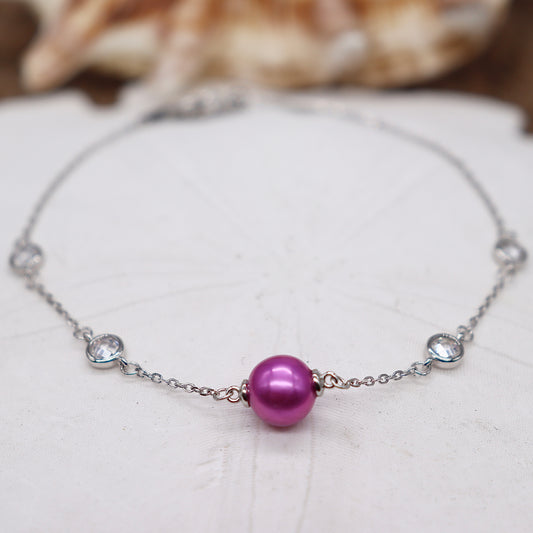 Dainty Dots Sterling Silver and CZ Bracelet